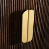 Riess-Ambiente Mehr...|Massivholzschränke > Design Sideboard GATSBY 170cm braun gold Mangoholz weiße Marmorplatte