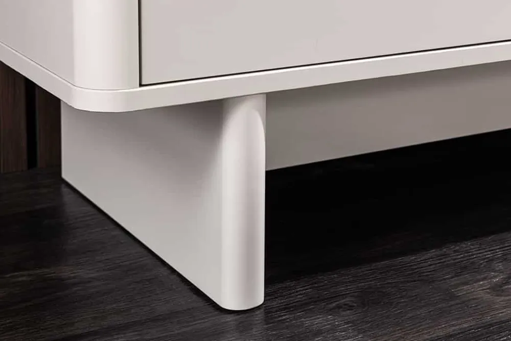 Riess-Ambiente Sideboards & Kommoden > Design Sideboard SAVOY 150cm kaschmir weiß Marmor Keramik mit sechs Schubladen