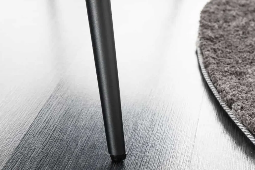 Riess-Ambiente Sitzbänke > Design Sitzbank BOUTIQUE 100cm antik taupe Microfaser schwarze Metallbeine Polsterbank