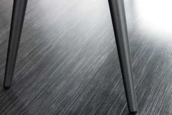 Riess-Ambiente Sitzbänke|Samt Möbel > Design Sitzbank BOUTIQUE 100cm senfgelb Samt schwarze Metallbeine