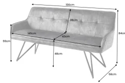 Riess-Ambiente Sitzbänke|Samt Möbel ><noscript><img width=