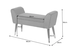 Riess-Ambiente Sitzbänke|Samt Möbel ><noscript><img width=