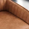 Riess-Ambiente Sitzbänke|Retro Möbel > Design Sitzbank TURIN 160cm braun schwarz Metallbeine mit Armlehne