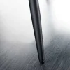Riess-Ambiente Sitzbänke|Retro Möbel > Design Sitzbank TURIN 160cm silbergrau Samt schwarz Metall Armlehne