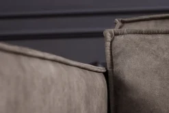Riess-Ambiente 3-Sitzer Sofa > Design 3-Sitzer Sofa BOSSA NOVA 260cm antik dunkelgrau Microfaser Couch Wohnzimmer