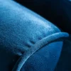 Riess-Ambiente Samt Möbel|3-Sitzer Sofa > Design 3-Sitzer Sofa COZY VELVET 220cm petrol blau Samt Federkern Lounge