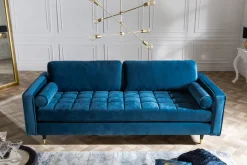 Riess-Ambiente Samt Möbel|3-Sitzer Sofa ><noscript><img width=
