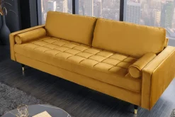 Riess-Ambiente Samt Möbel|3-Sitzer Sofa ><noscript><img width=