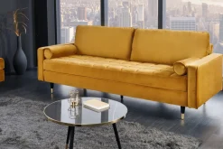 Riess-Ambiente Samt Möbel|3-Sitzer Sofa ><noscript><img width=