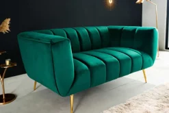 Riess-Ambiente 2-Sitzer Sofa|Goldene Möbel ><noscript><img width=