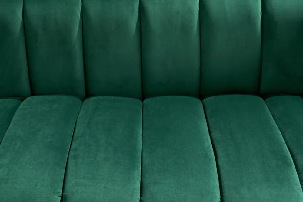 Riess-Ambiente 2-Sitzer Sofa|Goldene Möbel > Design 2-Sitzer Sofa NOBLESSE 165cm smaragdgrün Samt Federkern goldene Metallfüße