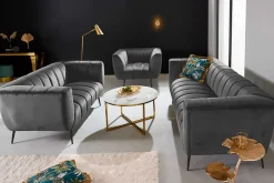 Riess-Ambiente 2-Sitzer Sofa|Goldene Möbel ><noscript><img width=