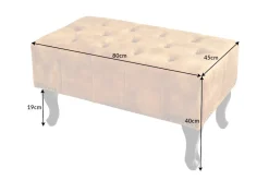 Riess-Ambiente Polsterhocker|Sitzhocker ><noscript><img width=