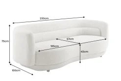 Riess-Ambiente 3-Sitzer Sofa ><noscript><img width=