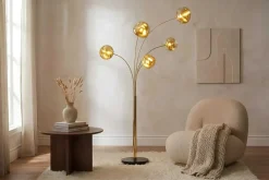 Riess-Ambiente Goldene Möbel|Stehleuchten ><noscript><img width=