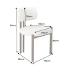 Riess-Ambiente Stühle > Design Stuhl BELLANO creme beige Chenille Cremona Metallgestell Walnuss