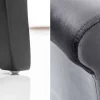 Riess-Ambiente Stühle|Samt Möbel > Design Stuhl CASA grau Samt mit Zierknöpfen Massivholzbeine