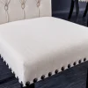 Riess-Ambiente Stühle > Design Stuhl CASTLE beige schwarz Strukturstoff Holzfüße Chesterfield