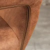 Riess-Ambiente Retro Möbel|Industrial Loft > Design Stuhl MUSTANG antik braun Microfaser mit Armlehne