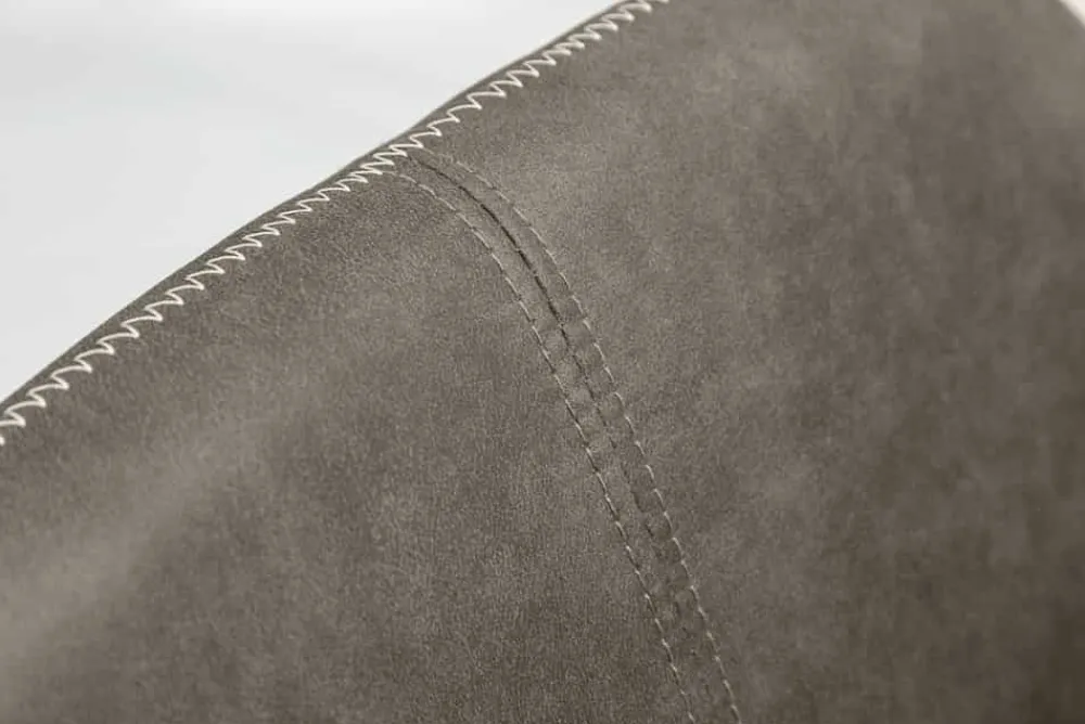 Riess-Ambiente Retro Möbel|Industrial Loft > Design Stuhl MUSTANG antik taupe Microfaser mit Armlehne