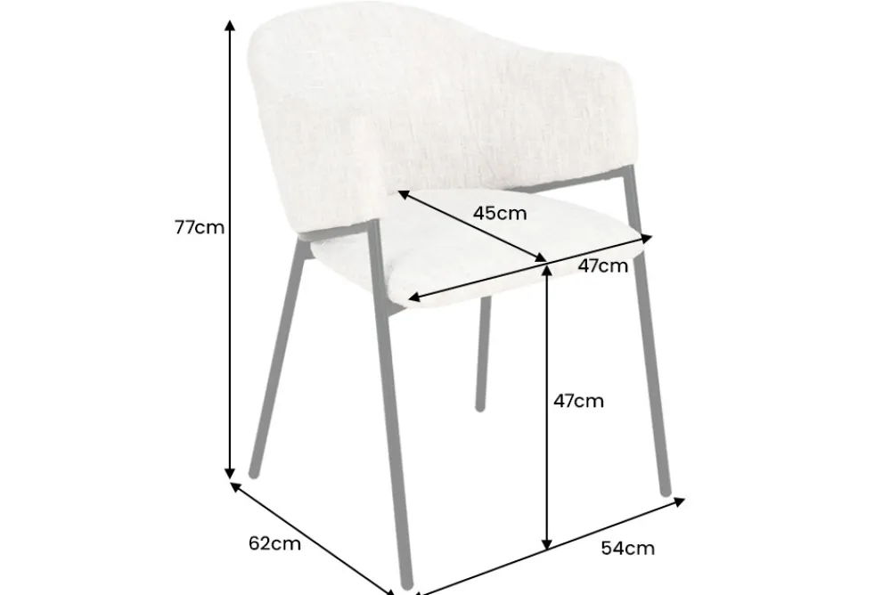 Riess-Ambiente Retro Möbel|Stühle > Design Stuhl NOBLESSE senfgelb Chenille schwarzes Metallgestell