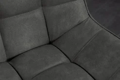 Riess-Ambiente Skandinavisch|Stühle > Design Stuhl ROADSTAR grau schwarze Metallbeine