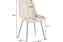 Riess-Ambiente Stühle|Samt Möbel ><noscript><img width=