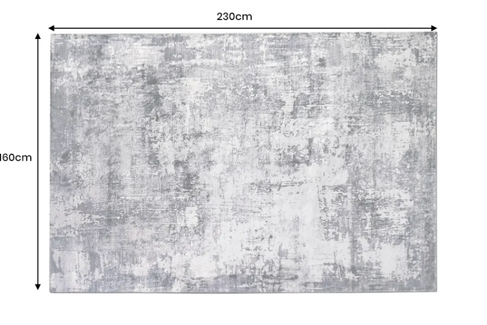 Riess-Ambiente Teppiche > Design Teppich MODERN ART 230x160cm grau kupfer Kurzflor Indoor-Teppich