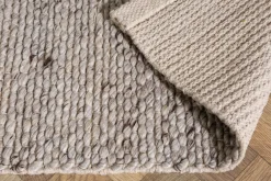 Riess-Ambiente Teppiche|Skandinavisch > Design Teppich WOOL 240x160cm silbergrau aus Wolle