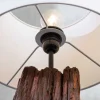 Riess-Ambiente Mehr...|Mehr... > Design Tischlampe ROUSILIQUE 60cm natur weiß rund Treibholz handgearbeitet
