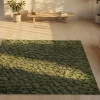 Riess-Ambiente Teppiche|Skandinavisch > 3D Hochflor Teppich DUNE 230x160cm dunkelgrün Hoch-Tief-Effekt