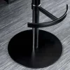 Riess-Ambiente Barhocker > Drehbarer Design Barhocker BIG GEORGE schwarz anthrazit Echtleder höhenverstellbar mit Armlehnen