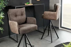 Riess-Ambiente Barhocker|Samt Möbel ><noscript><img width=