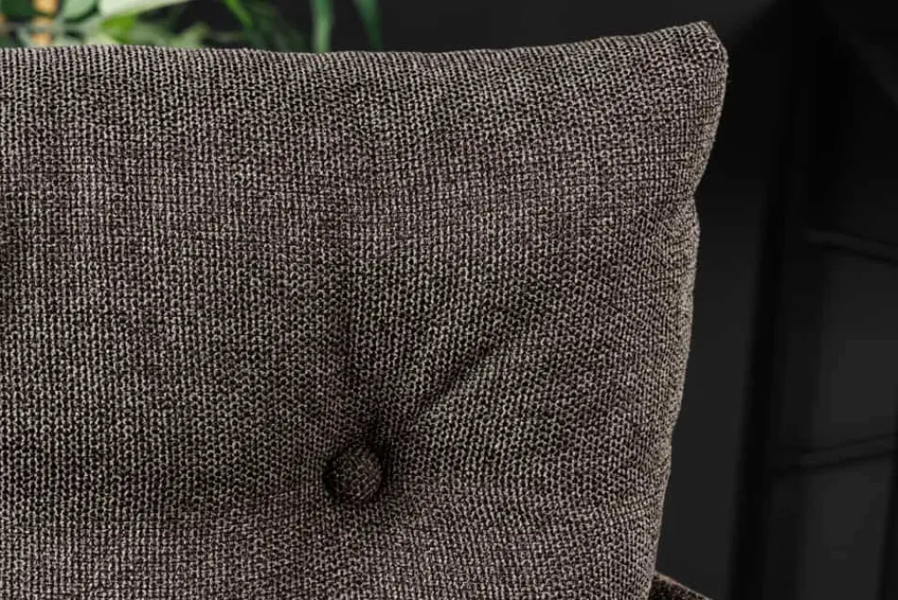 Riess-Ambiente Barhocker|Samt Möbel > Drehbarer Design Barhocker BIG GEORGE taupe Samt Taschenfederkern mit Armlehnen Metall