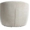 Riess-Ambiente Skandinavisch|Sessel > Drehbarer Design Sessel ALPINE beige Chenille Cremona 360° mit Armlehnen