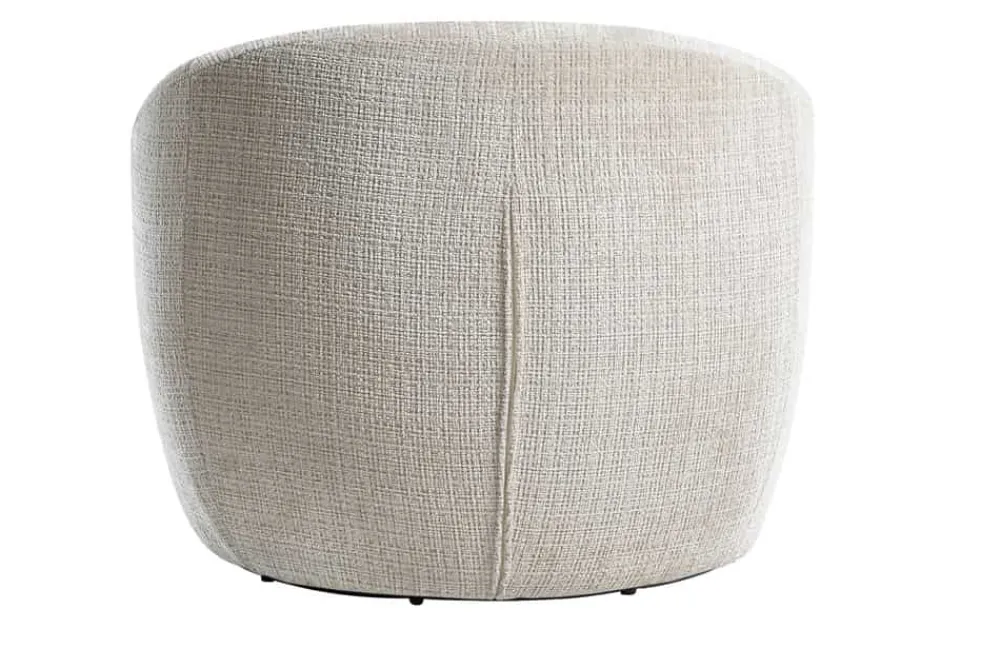 Riess-Ambiente Skandinavisch|Sessel > Drehbarer Design Sessel ALPINE beige Chenille Cremona 360° mit Armlehnen