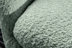 Riess-Ambiente Skandinavisch|Sessel > Drehbarer Design Sessel ALPINE salbei Bouclé 360° mit Armlehnen