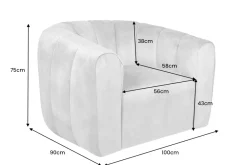 Riess-Ambiente Sessel|Retro Möbel ><noscript><img width=