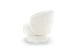 Riess-Ambiente Skandinavisch|Sessel > Drehbarer Design Sessel BOSSA NOVA beige Bouclé