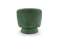 Riess-Ambiente Skandinavisch|Sessel > Drehbarer Design Sessel BOSSA NOVA 80cm moosgrün Bouclé