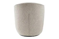 Riess-Ambiente Sessel > Drehbarer Design Sessel GATSBY taupe Bouclé Tweed Soft 360°