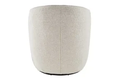 Riess-Ambiente Sessel > Drehbarer Design Sessel GATSBY beige Bouclé Tweed Soft 360°