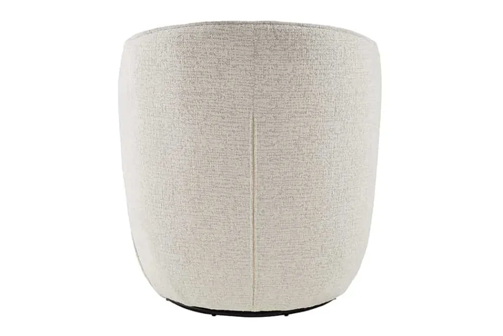 Riess-Ambiente Sessel > Drehbarer Design Sessel GATSBY beige Bouclé Tweed Soft 360°