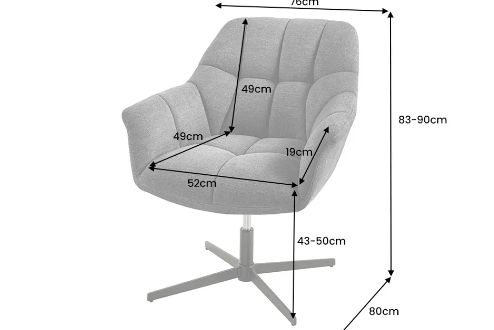 Riess-Ambiente Sessel|Samt Möbel > Drehbarer Design Sessel PAPILLON petrol Samt 360° schwarz Metall höhenverstellbar