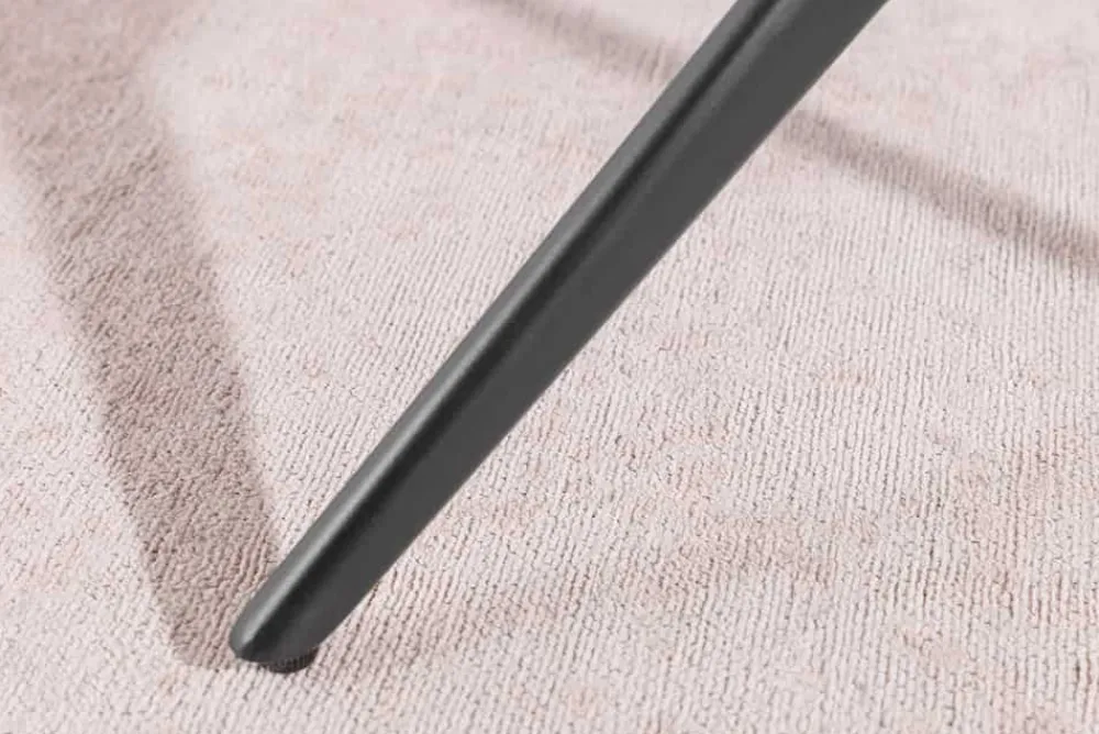 Riess-Ambiente Stühle|Samt Möbel > Drehbarer Design Stuhl CONCORD dunkelgrau Samt Taschenfederkern Metallgestell schwarz