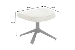 Riess-Ambiente Sitzhocker|Retro Möbel ><noscript><img width=