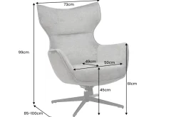 Riess-Ambiente Sessel|Samt Möbel ><noscript><img width=