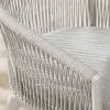 Riess-Ambiente Haus & Garten|Stühle > Drehbarer Stuhl ROPE greige Aluminium Gartensessel inkl. Kissen In- und Outdoor
