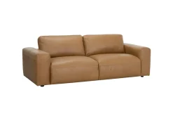 Riess-Ambiente Industrial Loft|3-Sitzer Sofa > Echtleder Sofa BIG GEORGE 245cm cognac Taschenfederkern 3-Sitzer Couch