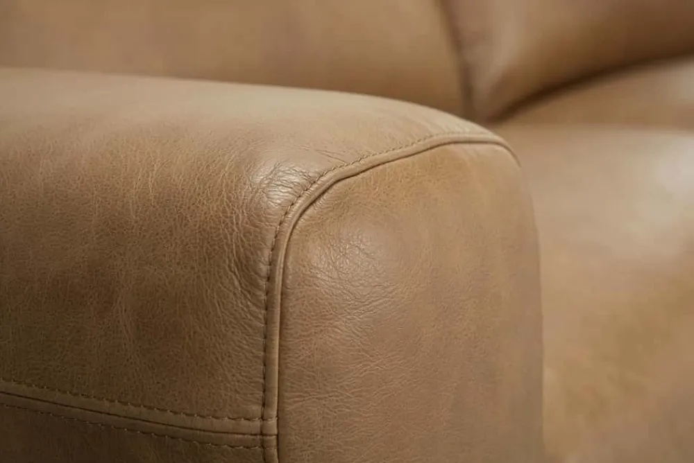 Riess-Ambiente Industrial Loft|3-Sitzer Sofa > Echtleder Sofa BIG GEORGE 245cm cognac Taschenfederkern 3-Sitzer Couch
